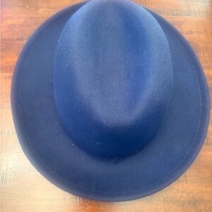 Classic Blue Fedora Hat